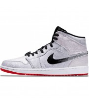 Кроссовки Nike Air Jordan 1 Edison Chen x Fearless белые