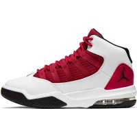 Кроссовки Nike Air Jordan Max Aura 2 белые с красным