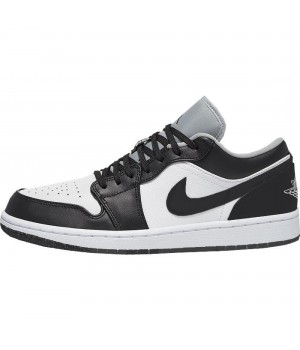 black white air jordan 1 low