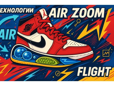 Технологии Air Jordan: как Air, Zoom и Flight работают в вашей обуви