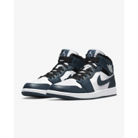 Кроссовки Nike Air Jordan 1 Mid темно-синие