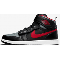 Кроссовки Nike Air Jordan 1 Hi FlyEase черные