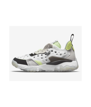 Баскетбольные кроссовки Jordan черно-белые с зеленым