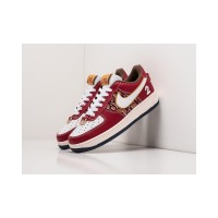 Кроссовки Nike Air Jordan Dior Low красные с белым