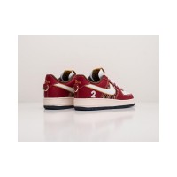 Кроссовки Nike Air Jordan Dior Low красные с белым