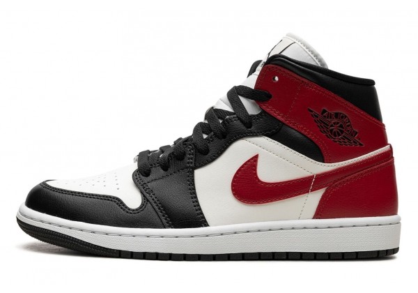 Nike Air Jordan 1 Mid Black Toe