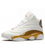Nike Air Jordan Retro 13 White Gold (Белые с золотым) 