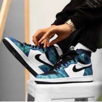 Кроссовки Nike женские Air jordan 1 chameleon