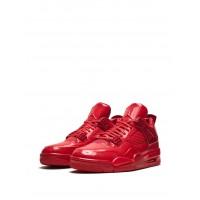 Кроссовки Nike Air Jordan 4 Retro красные моно