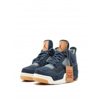 Кроссовки Nike Air Jordan 4 Retro джинсовые синие