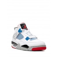 Кроссовки Nike Air Jordan 4 Retro сине-белые