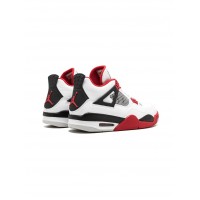 Кроссовки Nike Air Jordan 4 Retro красно-белые