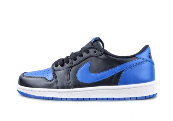 Кроссовки Nike Air Jordan 1 Low сине-черные