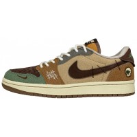 Nike Air Jordan 1 Low Brown X Zion Williamson Voodoo