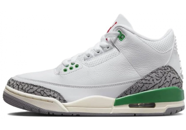 Nike Air Jordan 3 Lucky Green White