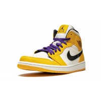 Кроссовки Nike Air Jordan 1 Mid SE "Lakers"