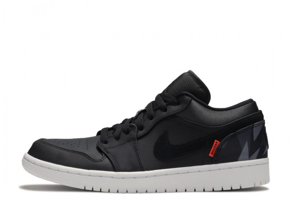 Кроссовки Nike Air Jordan 1 Low черно-белые