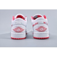 Кроссовки Nike Air Jordan 1 Low бело-красные